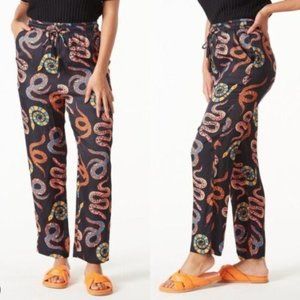 Farm Rio Snake Printed Graphic Jogger Pants
